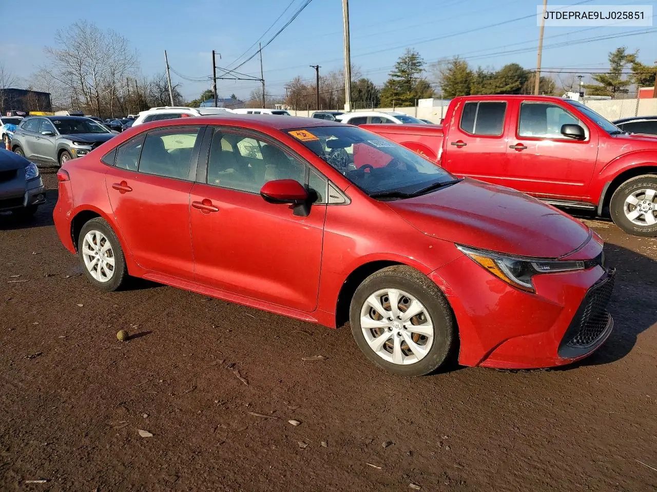 JTDEPRAE9LJ025851 2020 Toyota Corolla Le