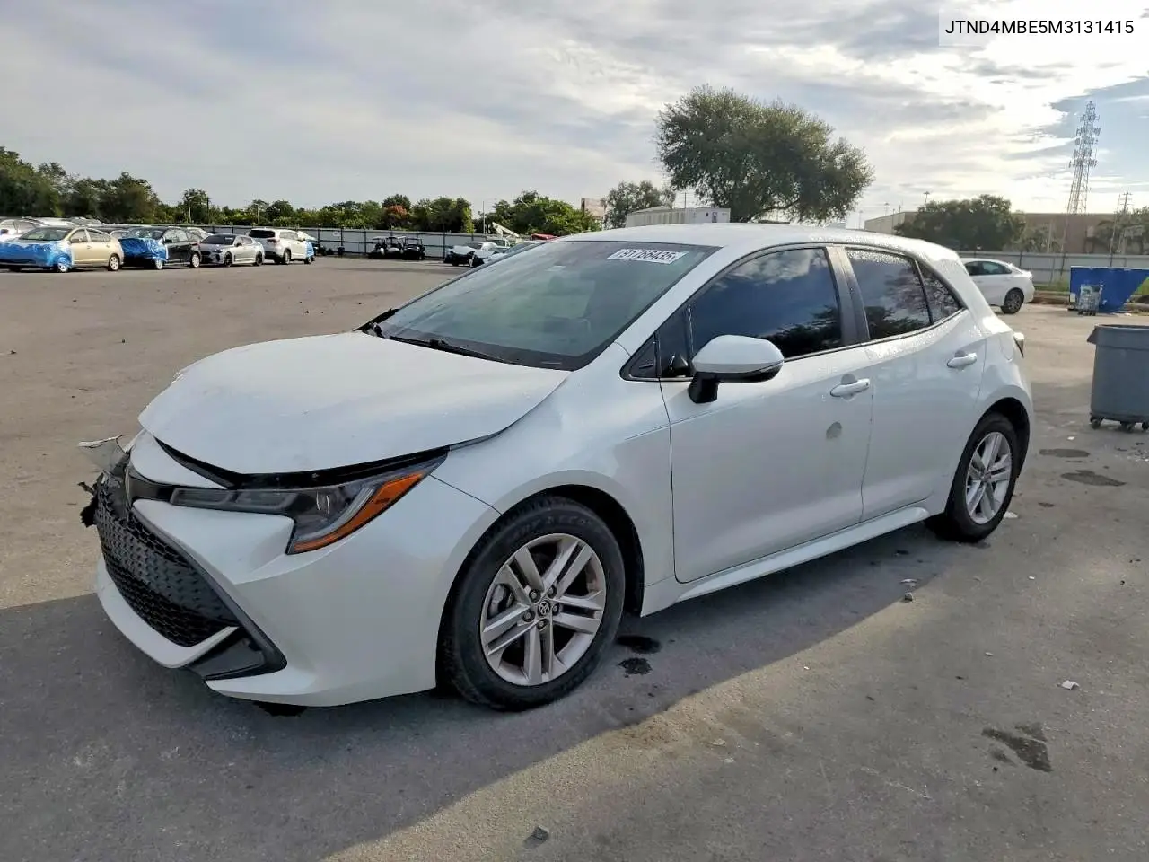 JTND4MBE5M3131415 2021 Toyota Corolla Se