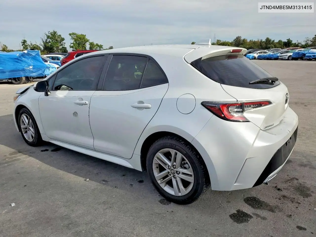 JTND4MBE5M3131415 2021 Toyota Corolla Se