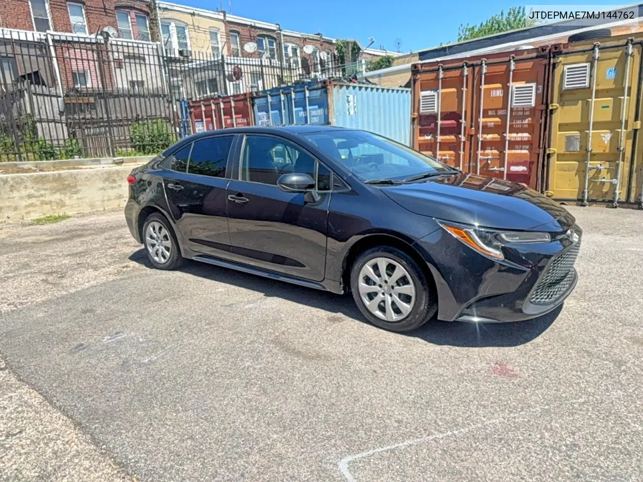 JTDEPMAE7MJ144762 2021 Toyota Corolla Le