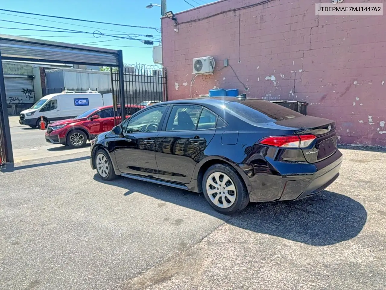 JTDEPMAE7MJ144762 2021 Toyota Corolla Le