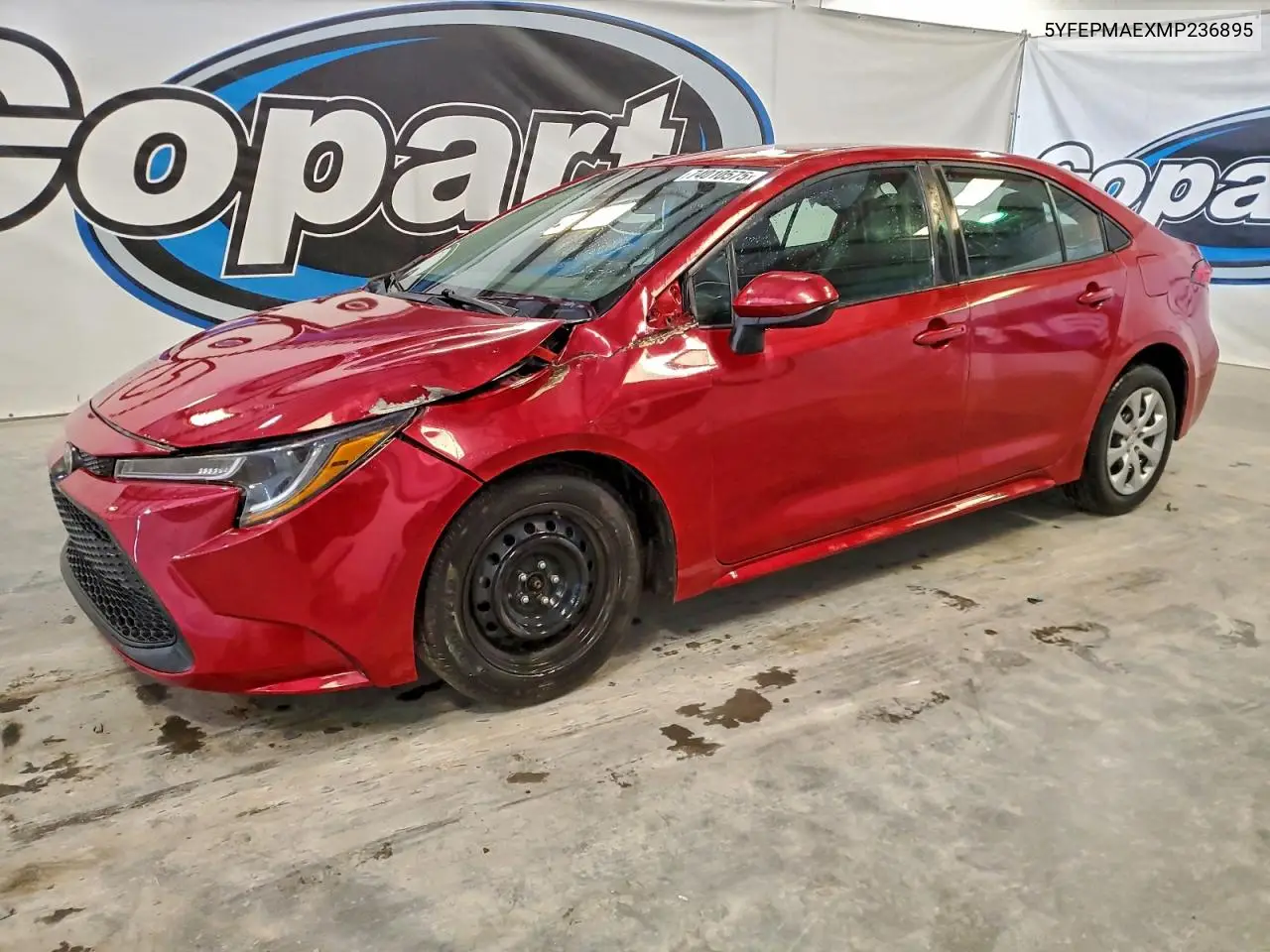 5YFEPMAEXMP236895 2021 Toyota Corolla Le