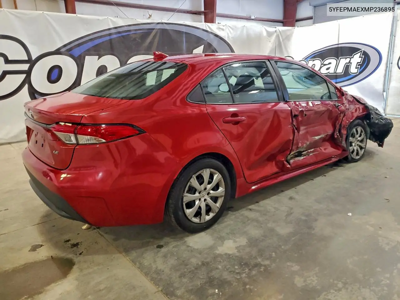 5YFEPMAEXMP236895 2021 Toyota Corolla Le