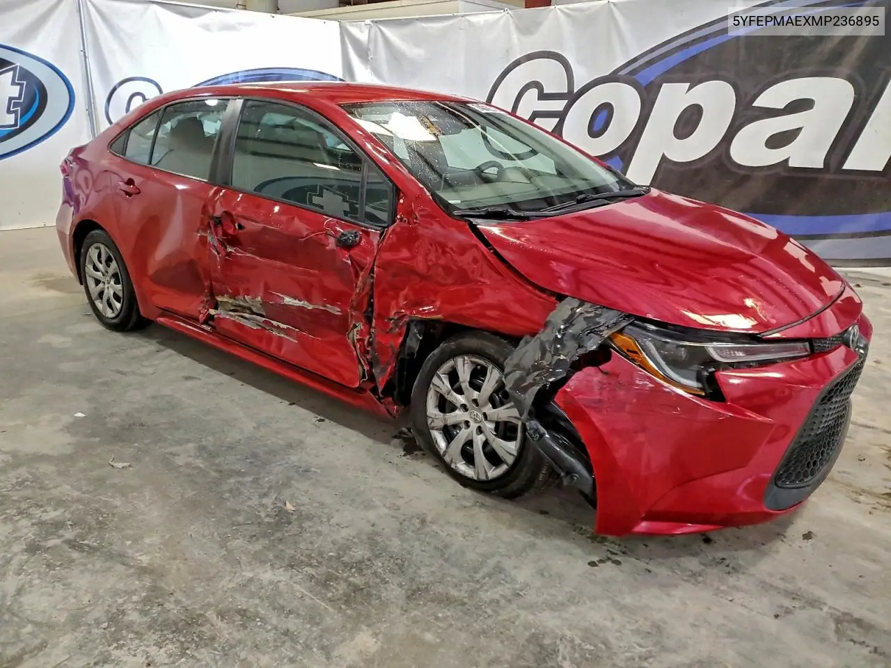 5YFEPMAEXMP236895 2021 Toyota Corolla Le