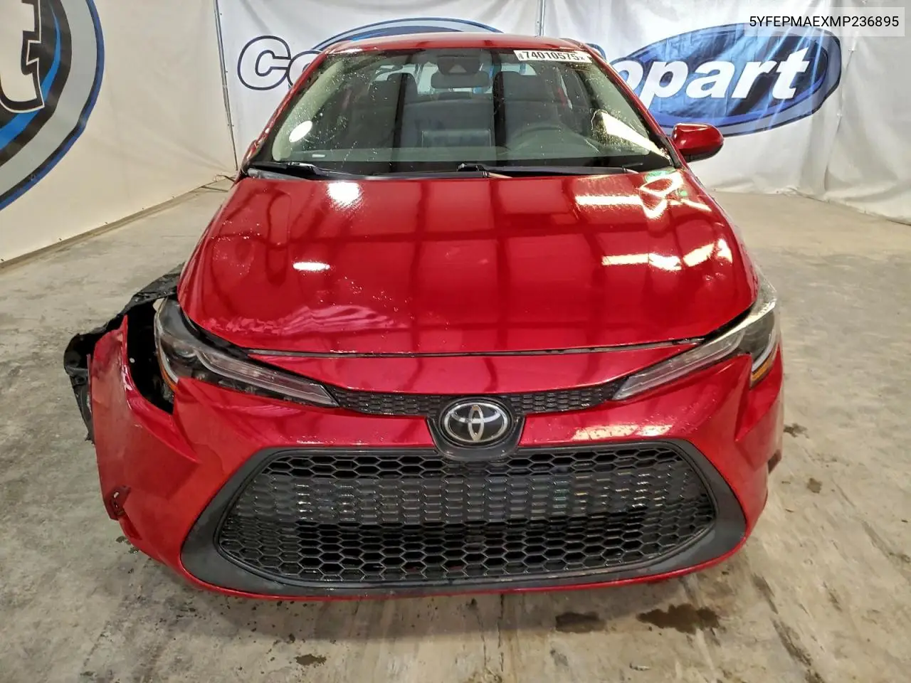5YFEPMAEXMP236895 2021 Toyota Corolla Le