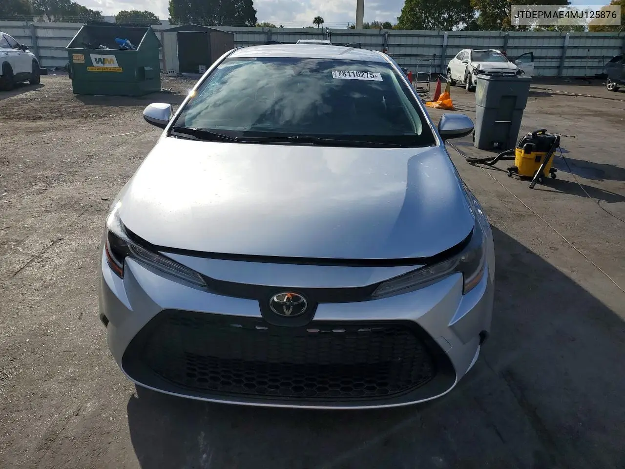 JTDEPMAE4MJ125876 2021 Toyota Corolla Le