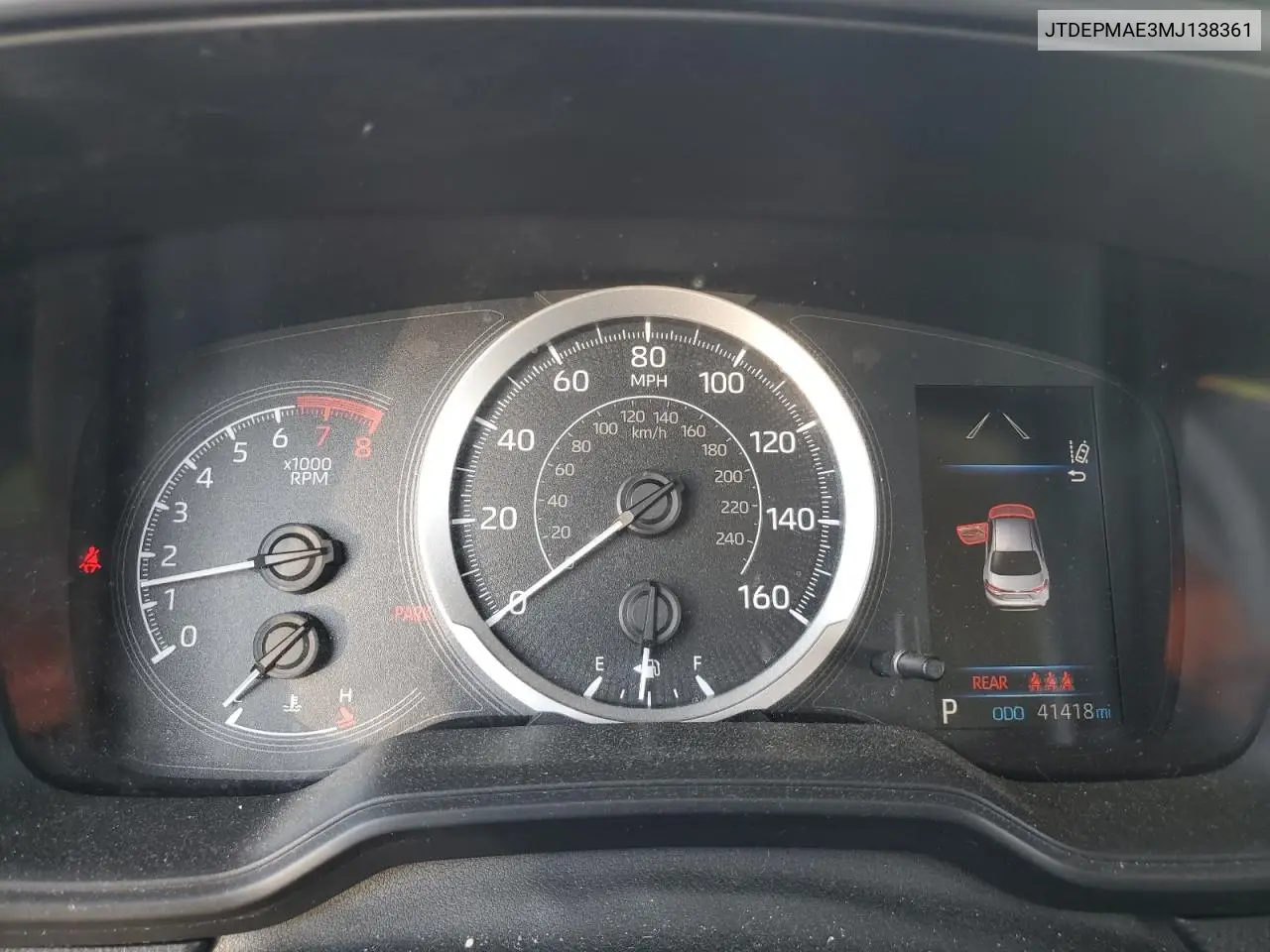 JTDEPMAE3MJ138361 2021 Toyota Corolla Le