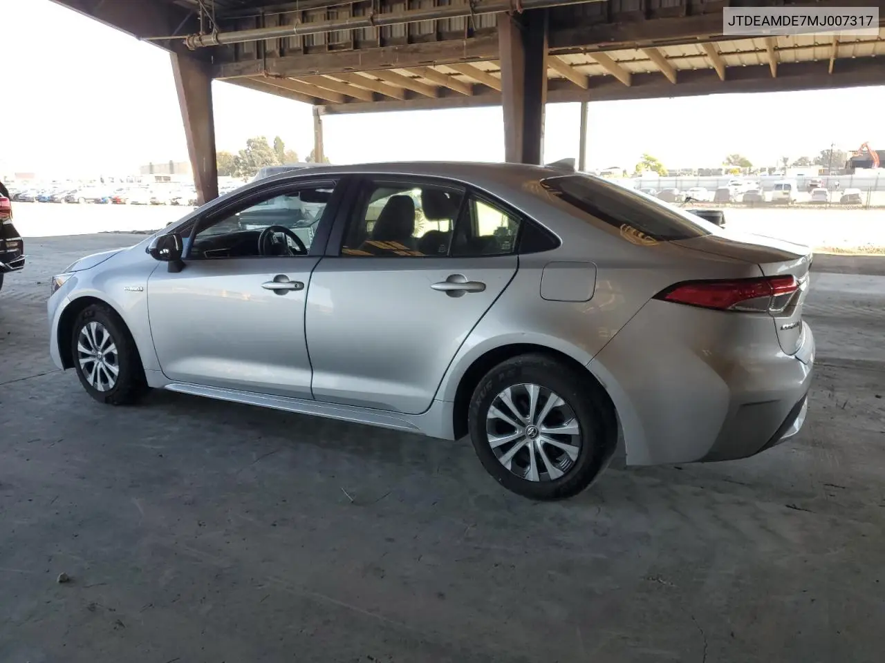 JTDEAMDE7MJ007317 2021 Toyota Corolla Le
