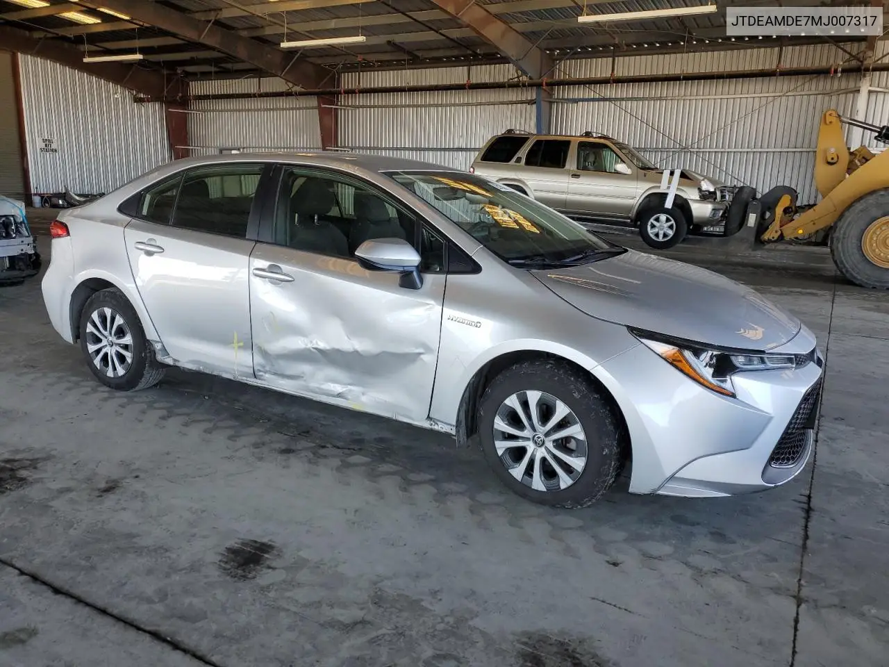 JTDEAMDE7MJ007317 2021 Toyota Corolla Le