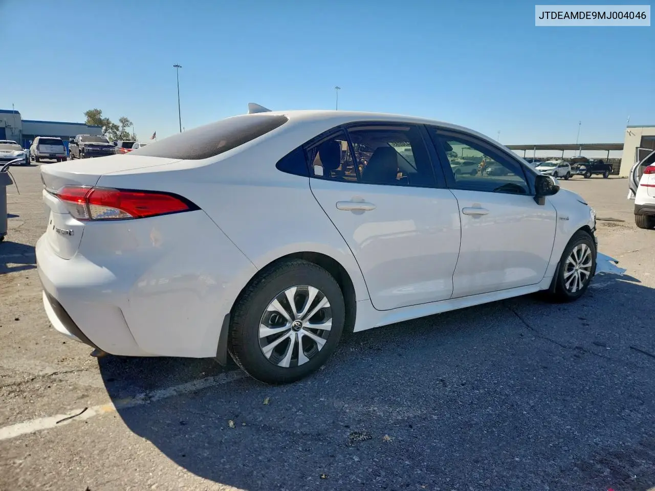 JTDEAMDE9MJ004046 2021 Toyota Corolla Le