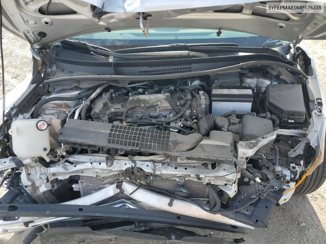 5YFEPMAE0MP176335 2021 Toyota Corolla Le