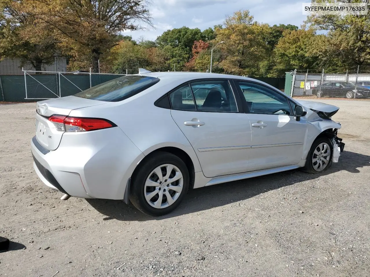 5YFEPMAE0MP176335 2021 Toyota Corolla Le