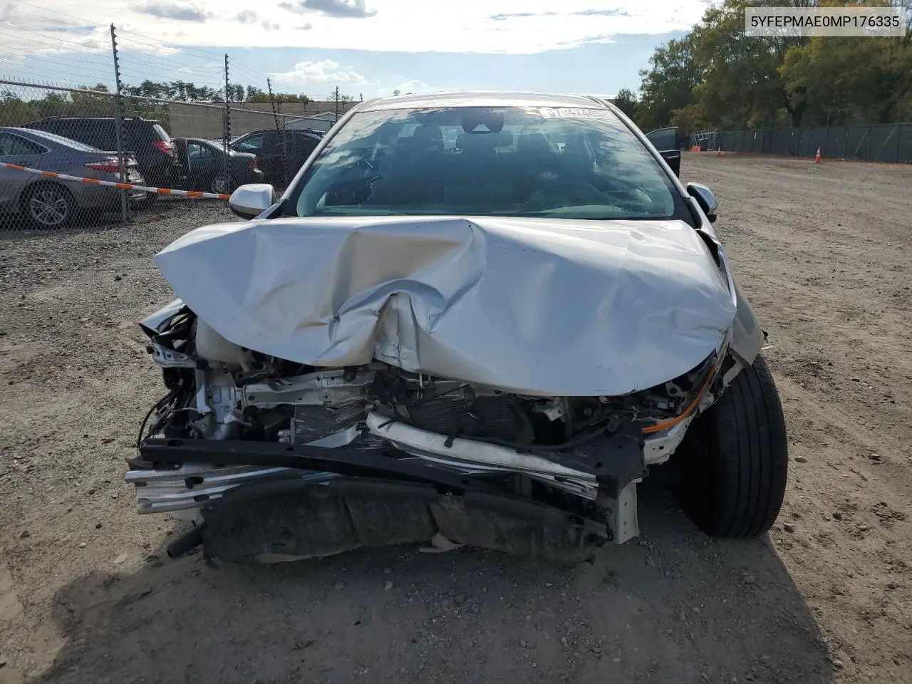 5YFEPMAE0MP176335 2021 Toyota Corolla Le