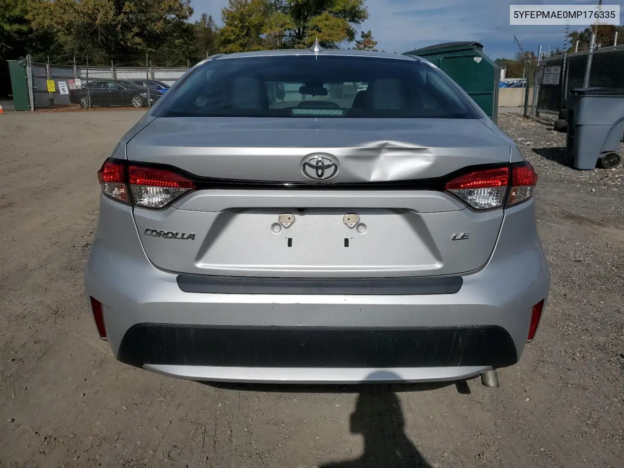 5YFEPMAE0MP176335 2021 Toyota Corolla Le