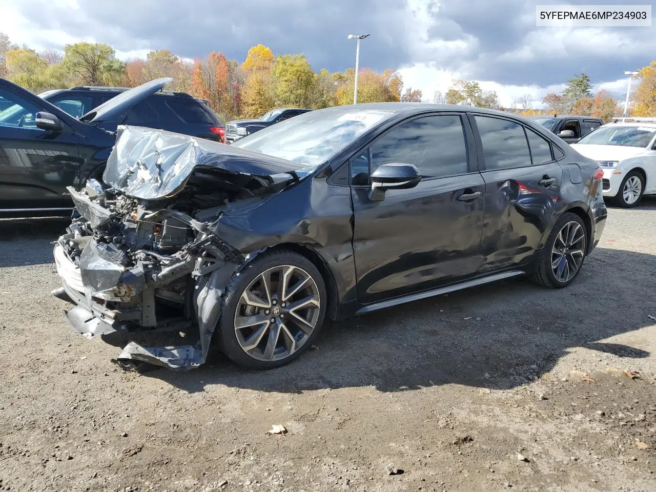 5YFEPMAE6MP234903 2021 Toyota Corolla Le