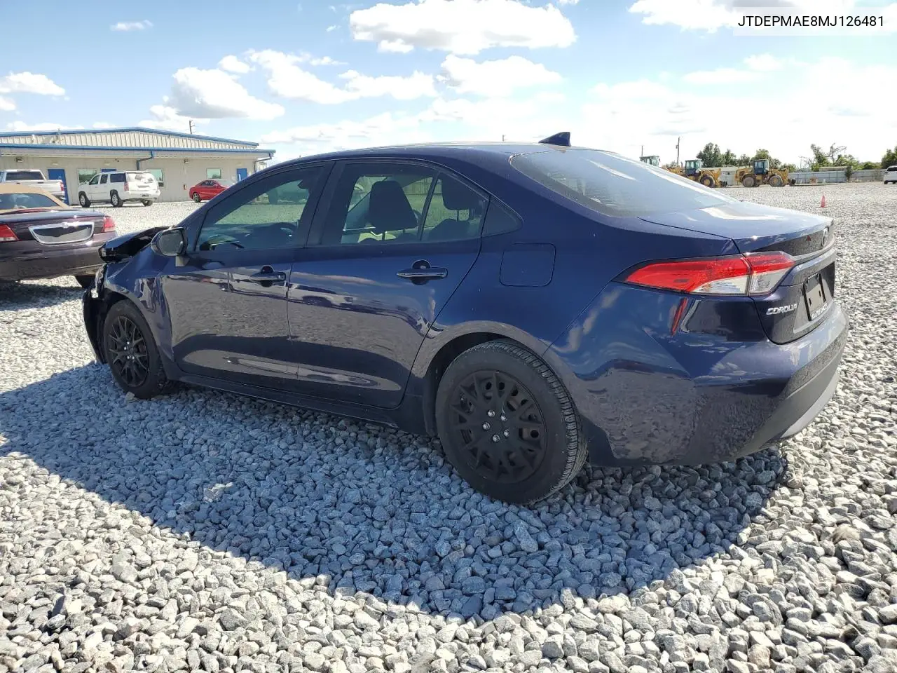 JTDEPMAE8MJ126481 2021 Toyota Corolla Le