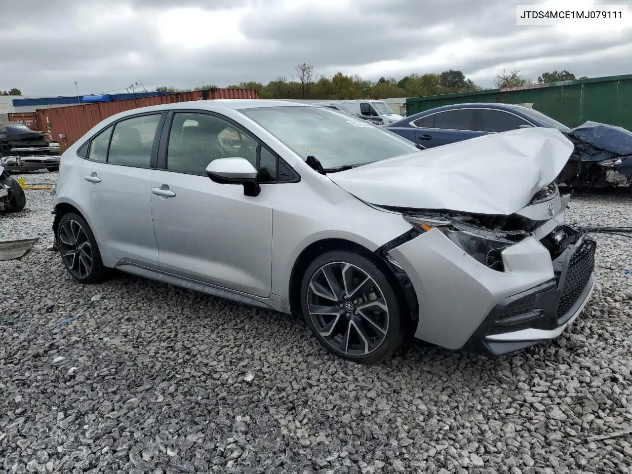 JTDS4MCE1MJ079111 2021 Toyota Corolla Se