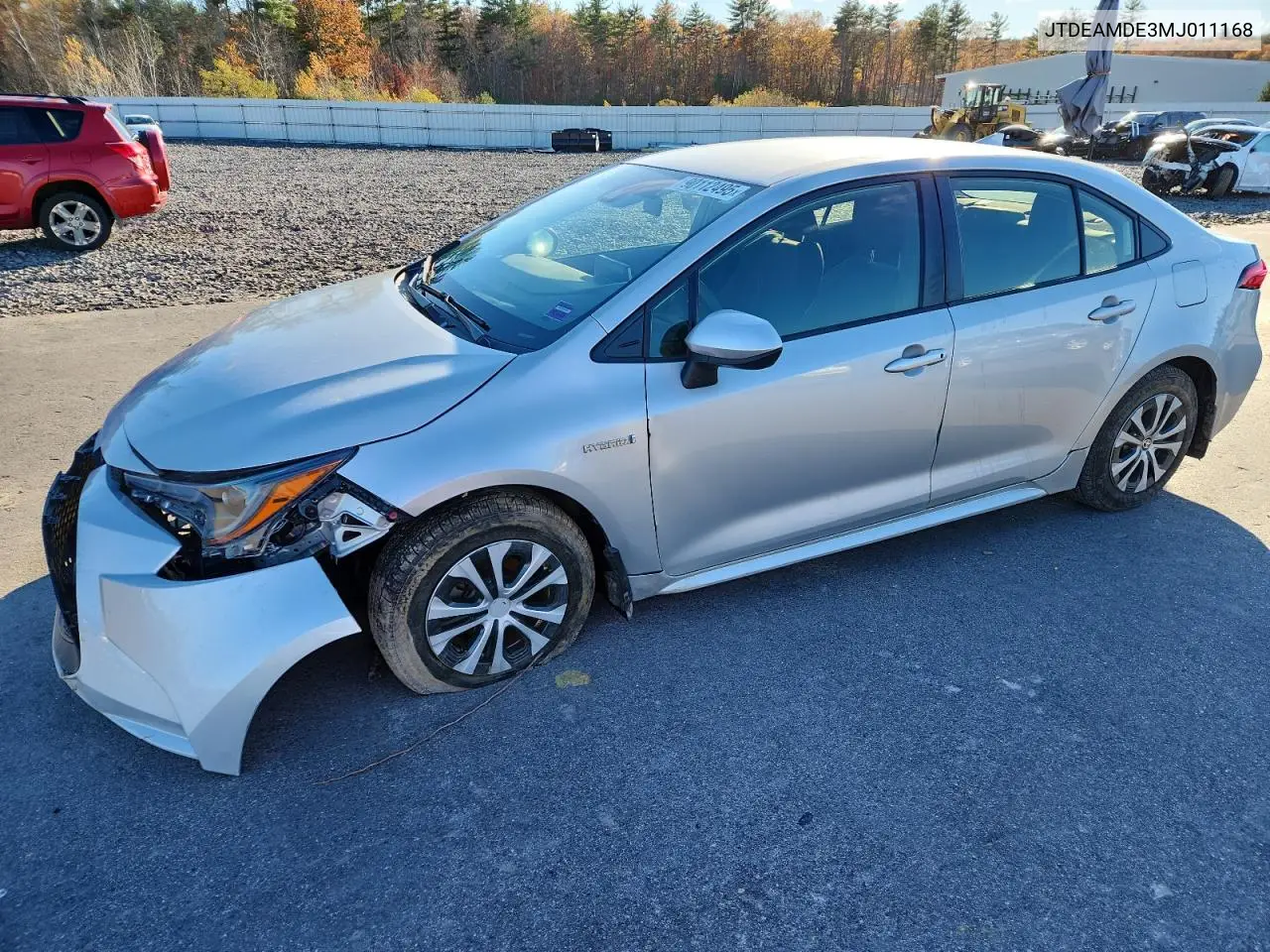 JTDEAMDE3MJ011168 2021 Toyota Corolla Le