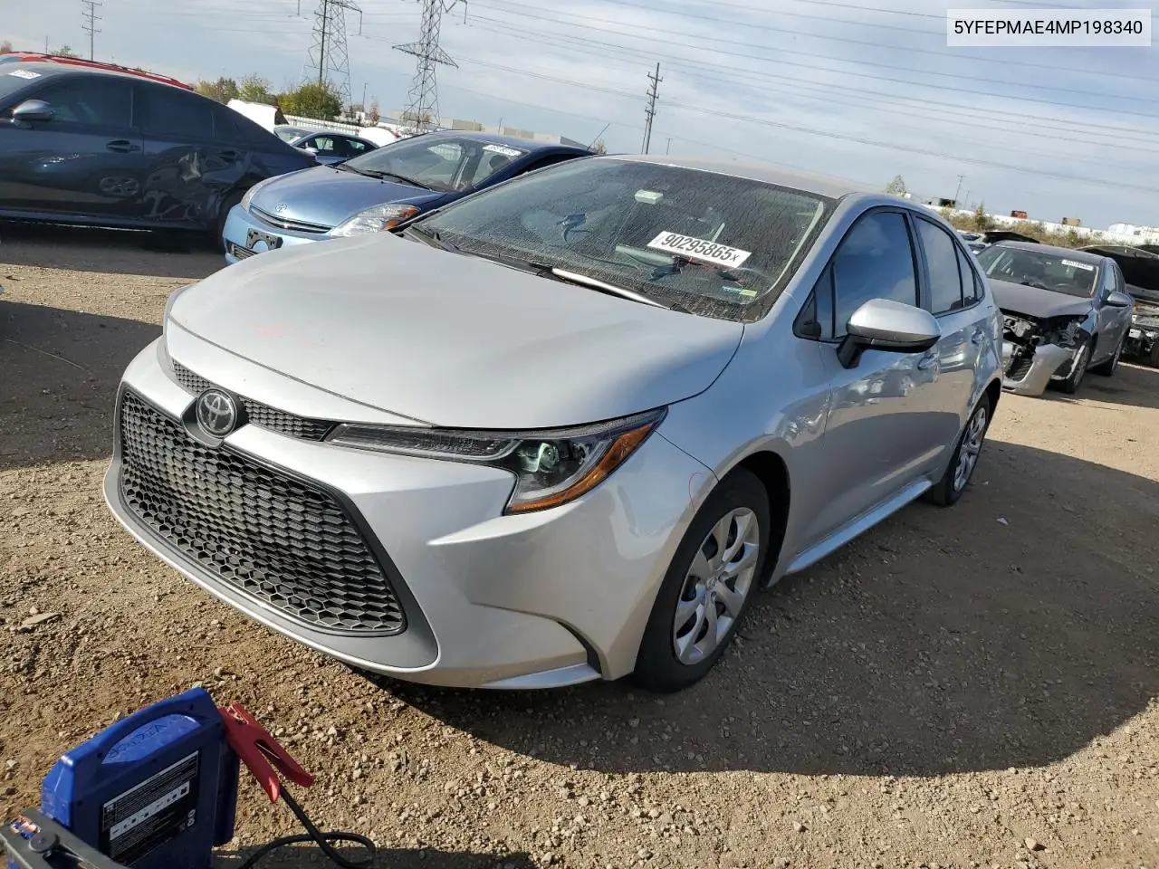 5YFEPMAE4MP198340 2021 Toyota Corolla Le