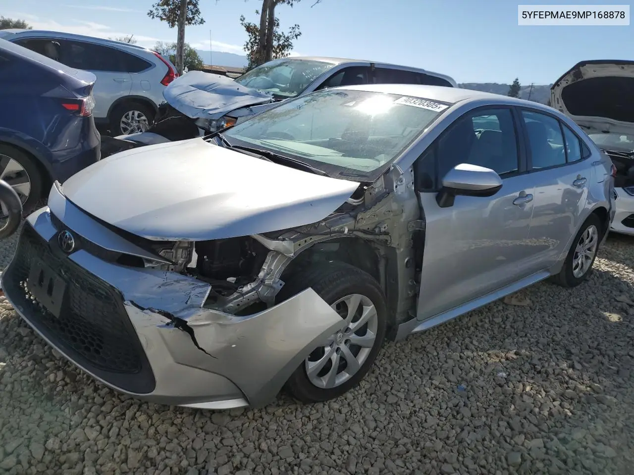 5YFEPMAE9MP168878 2021 Toyota Corolla Le