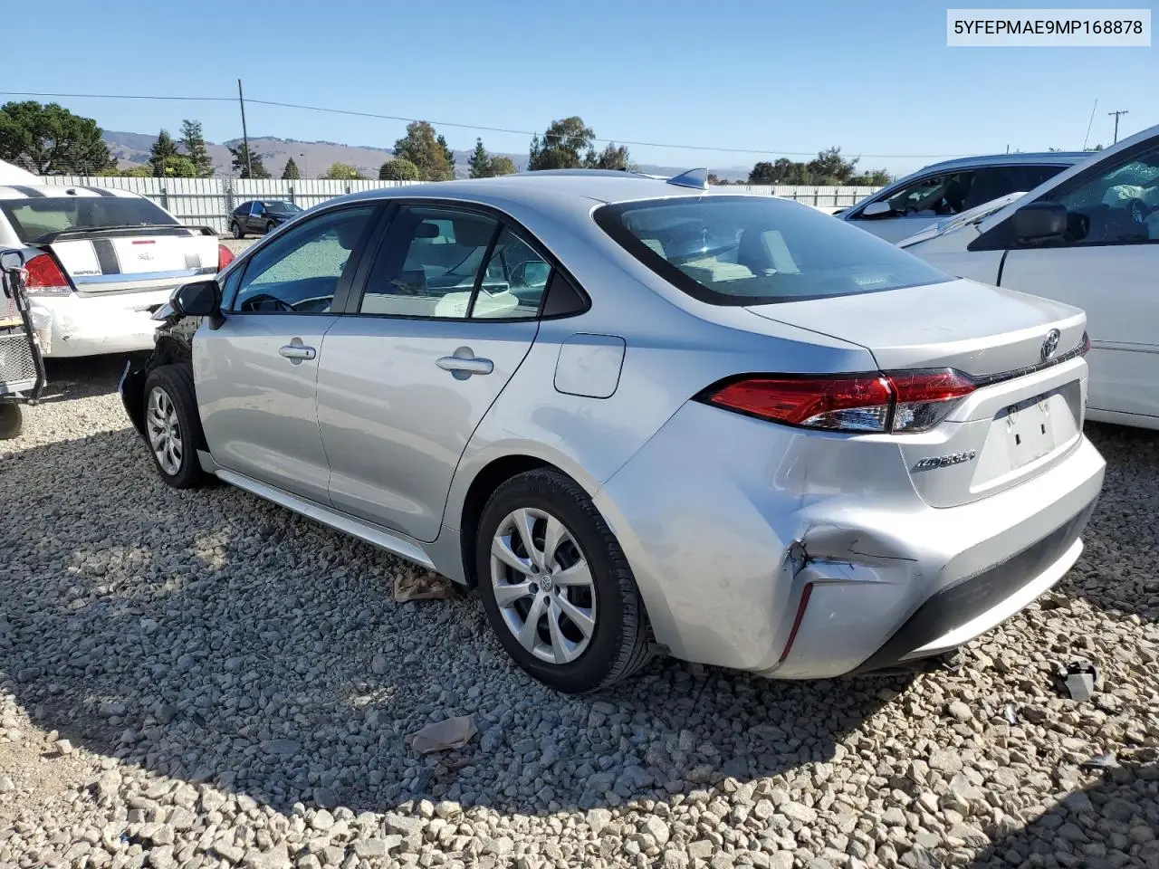 5YFEPMAE9MP168878 2021 Toyota Corolla Le