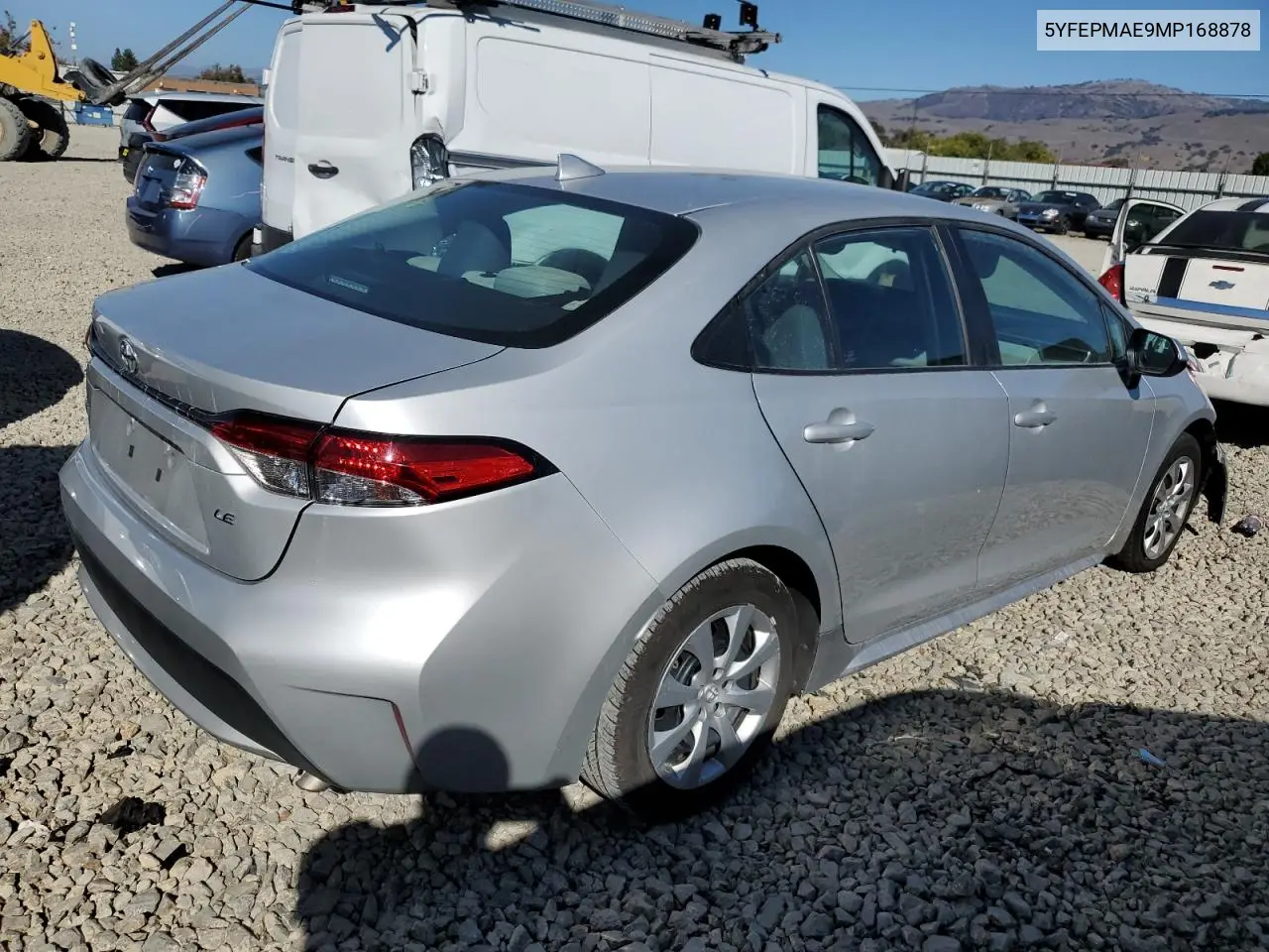 5YFEPMAE9MP168878 2021 Toyota Corolla Le