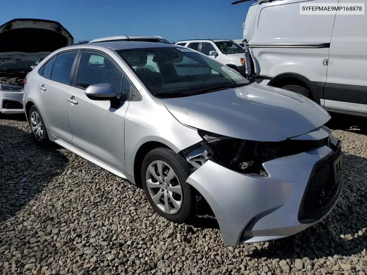 5YFEPMAE9MP168878 2021 Toyota Corolla Le