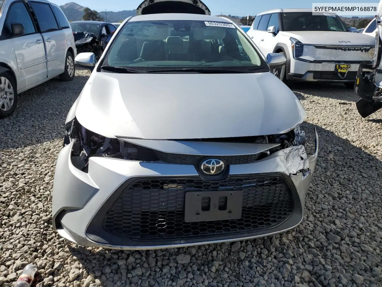 5YFEPMAE9MP168878 2021 Toyota Corolla Le
