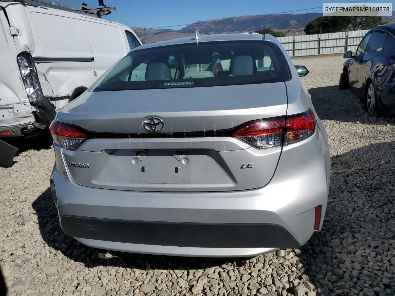 5YFEPMAE9MP168878 2021 Toyota Corolla Le