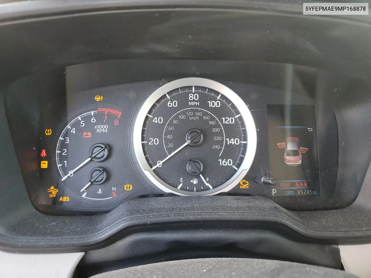 5YFEPMAE9MP168878 2021 Toyota Corolla Le