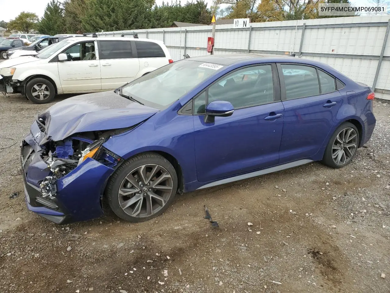 5YFP4MCEXMP069081 2021 Toyota Corolla Se