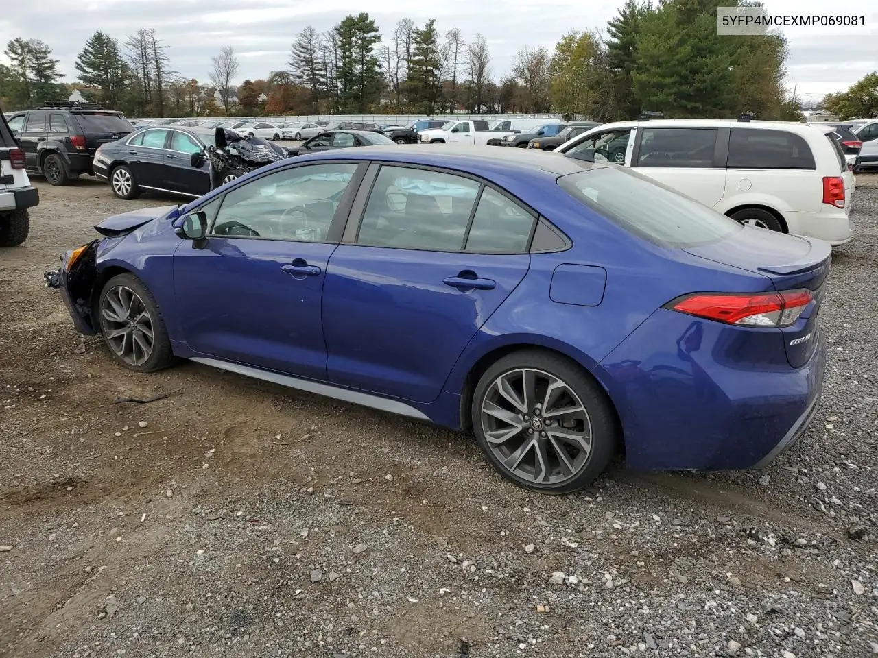 5YFP4MCEXMP069081 2021 Toyota Corolla Se