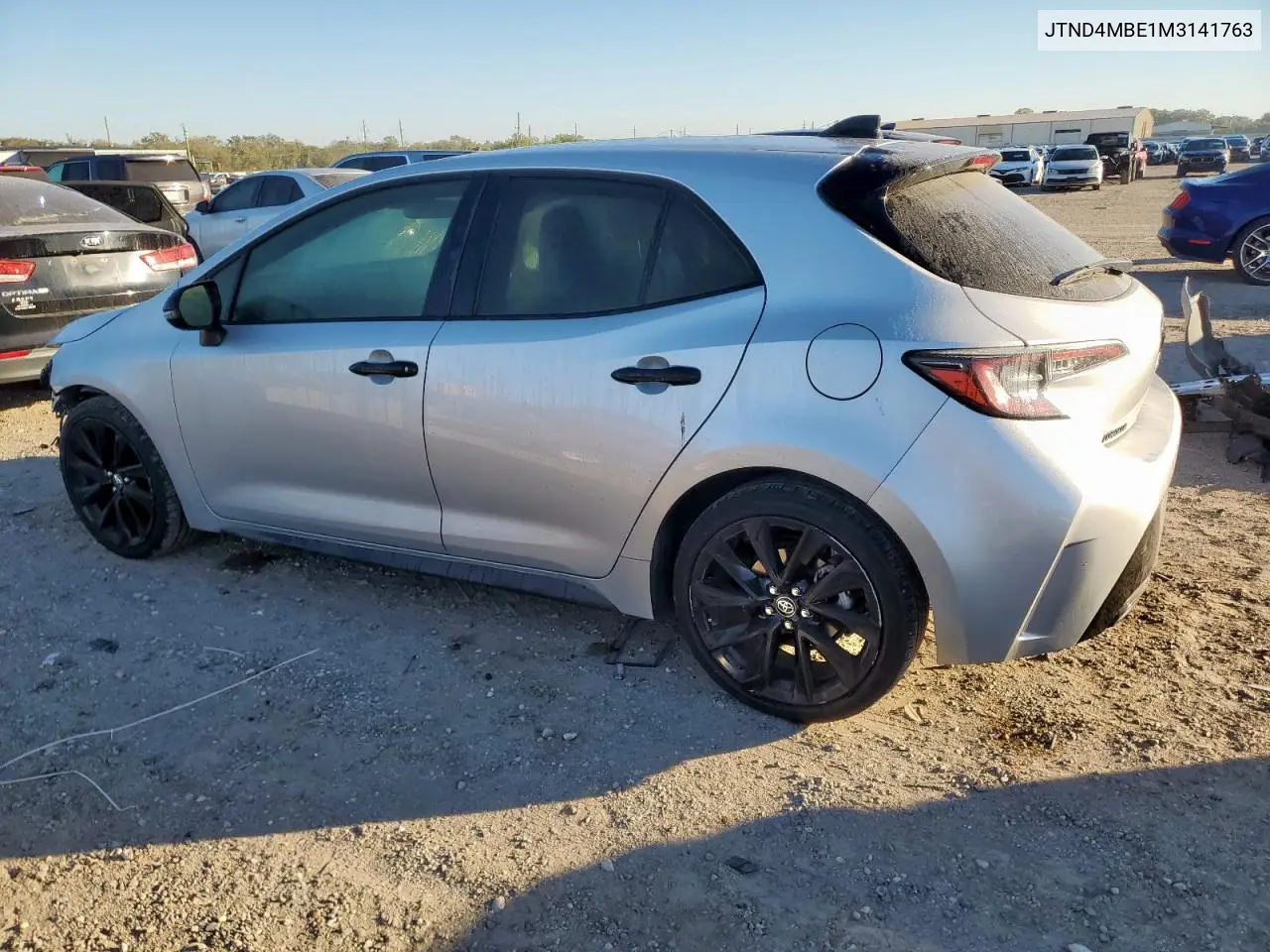 JTND4MBE1M3141763 2021 Toyota Corolla Se