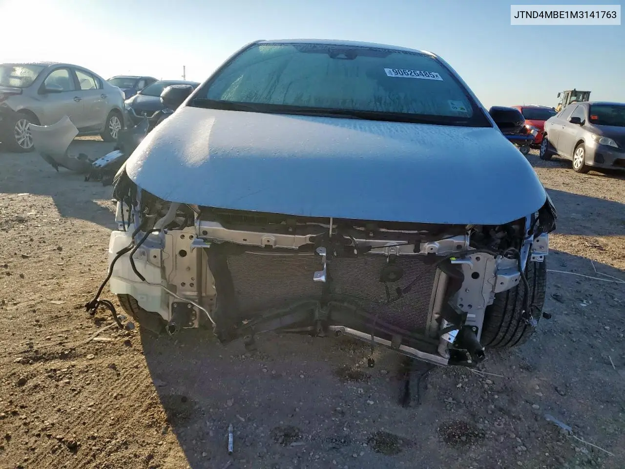 JTND4MBE1M3141763 2021 Toyota Corolla Se