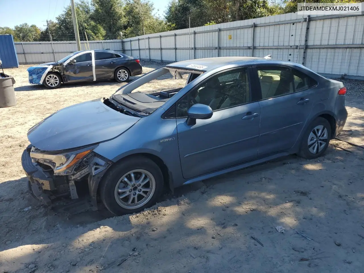 JTDEAMDEXMJ021406 2021 Toyota Corolla Le