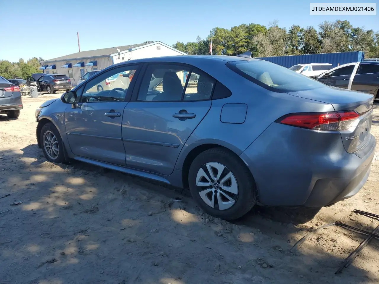JTDEAMDEXMJ021406 2021 Toyota Corolla Le