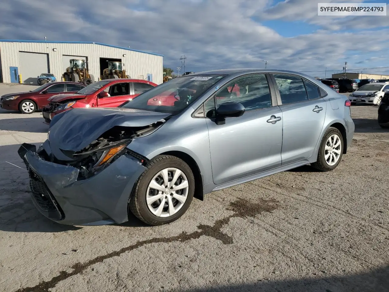 5YFEPMAE8MP224793 2021 Toyota Corolla Le