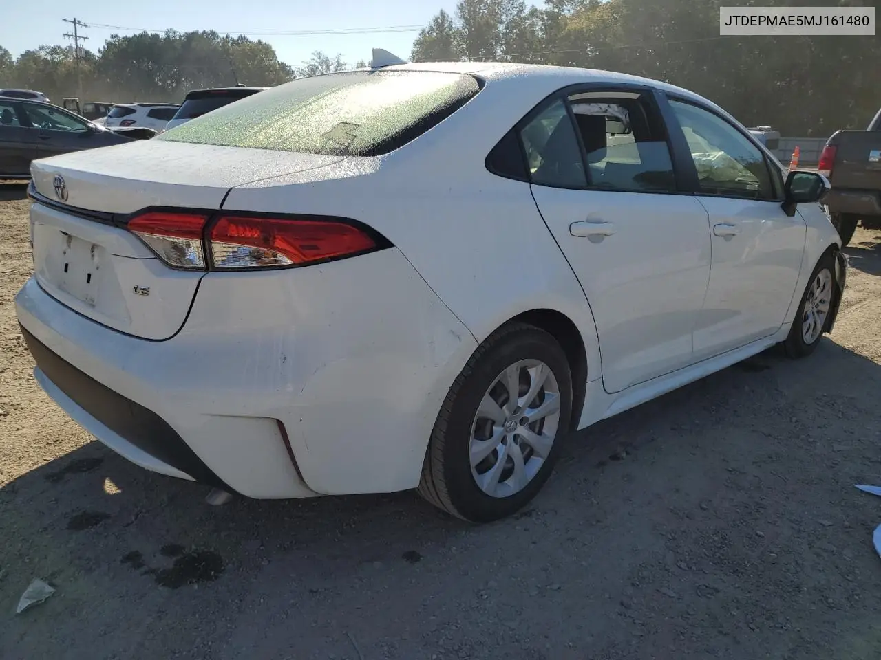 JTDEPMAE5MJ161480 2021 Toyota Corolla Le