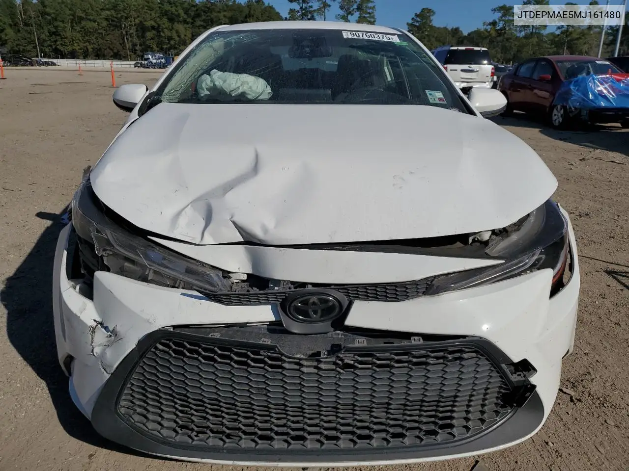 JTDEPMAE5MJ161480 2021 Toyota Corolla Le