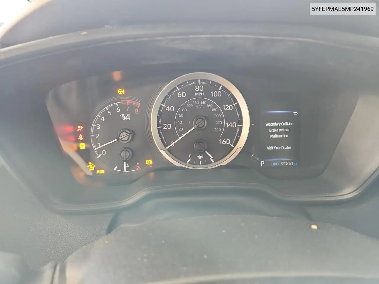 5YFEPMAE5MP241969 2021 Toyota Corolla Le