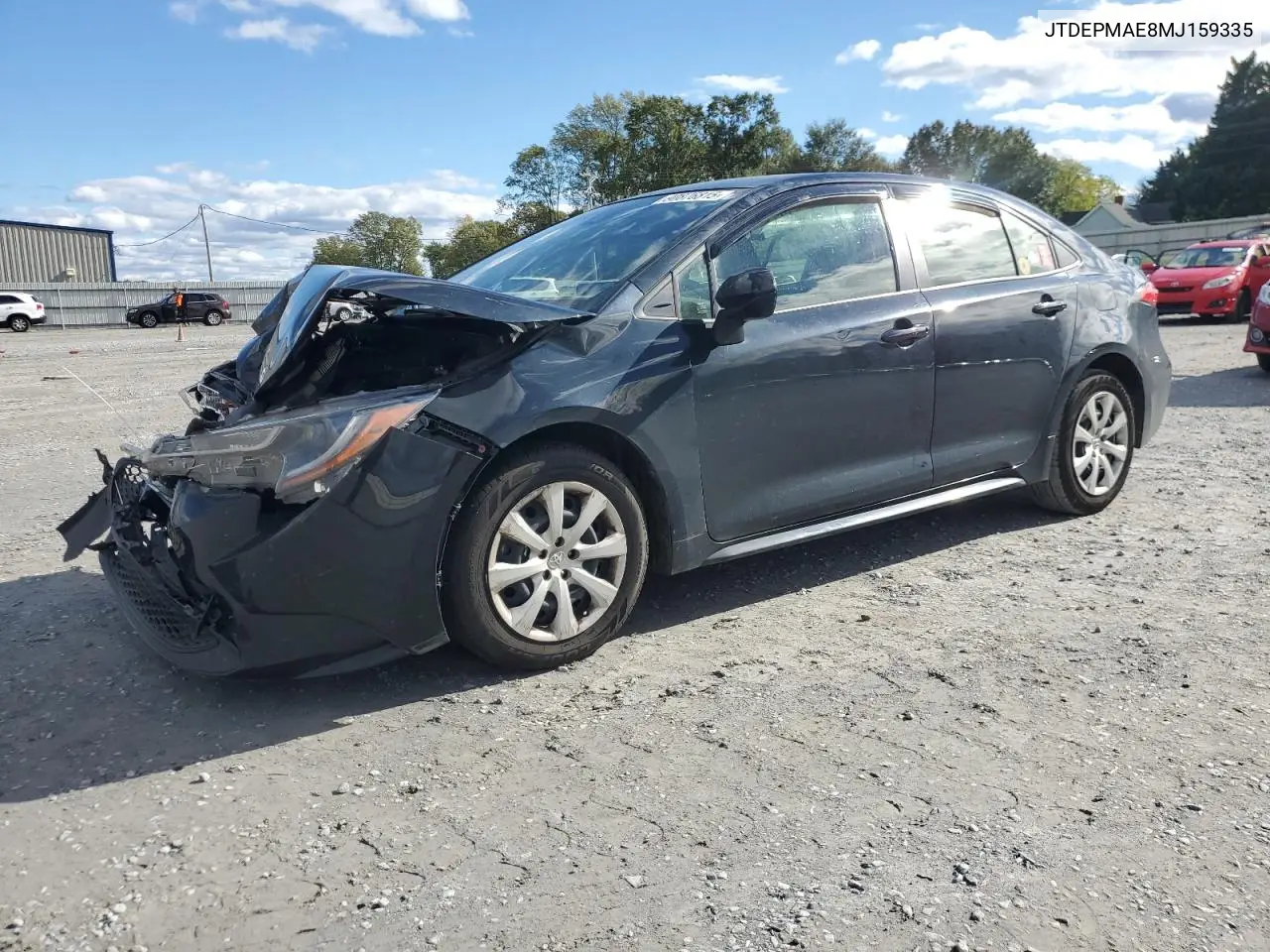 JTDEPMAE8MJ159335 2021 Toyota Corolla Le