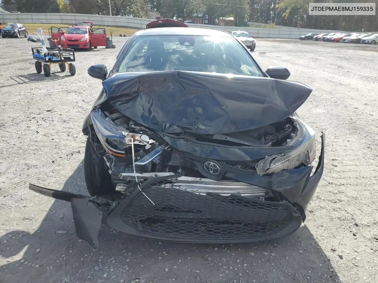 JTDEPMAE8MJ159335 2021 Toyota Corolla Le
