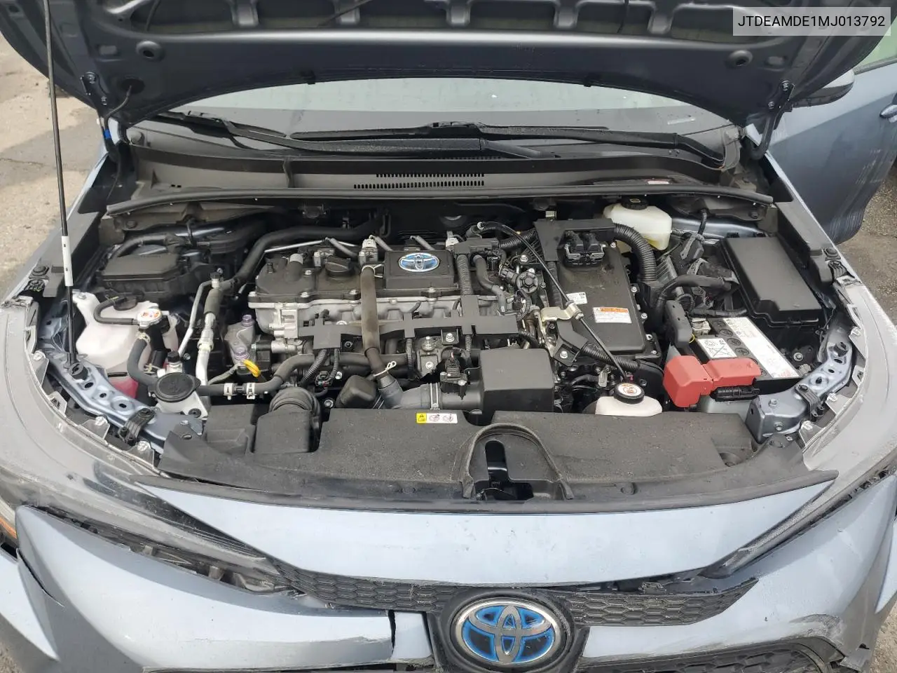 JTDEAMDE1MJ013792 2021 Toyota Corolla Le