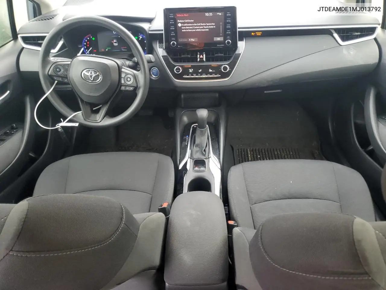 JTDEAMDE1MJ013792 2021 Toyota Corolla Le