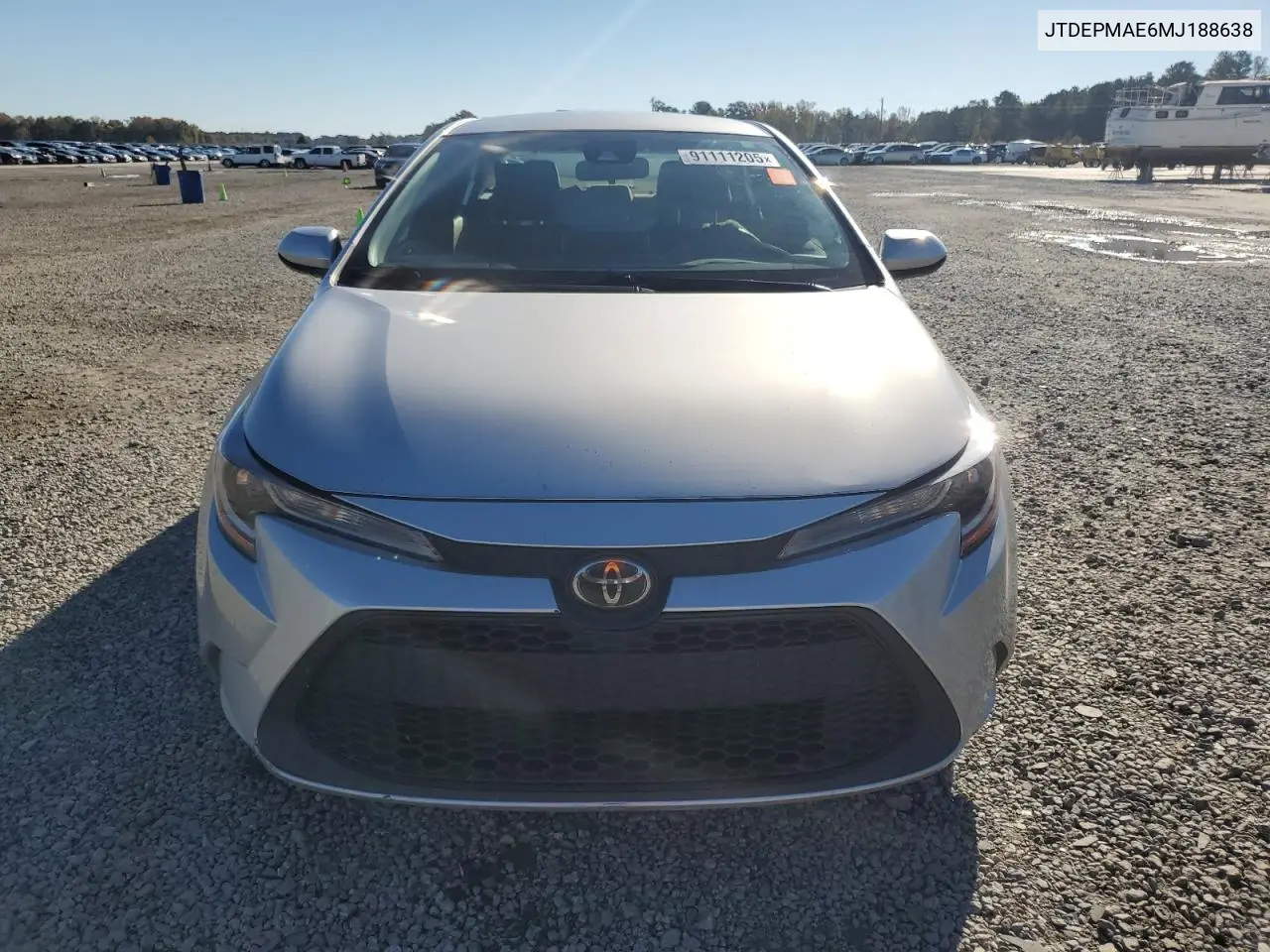 JTDEPMAE6MJ188638 2021 Toyota Corolla Le
