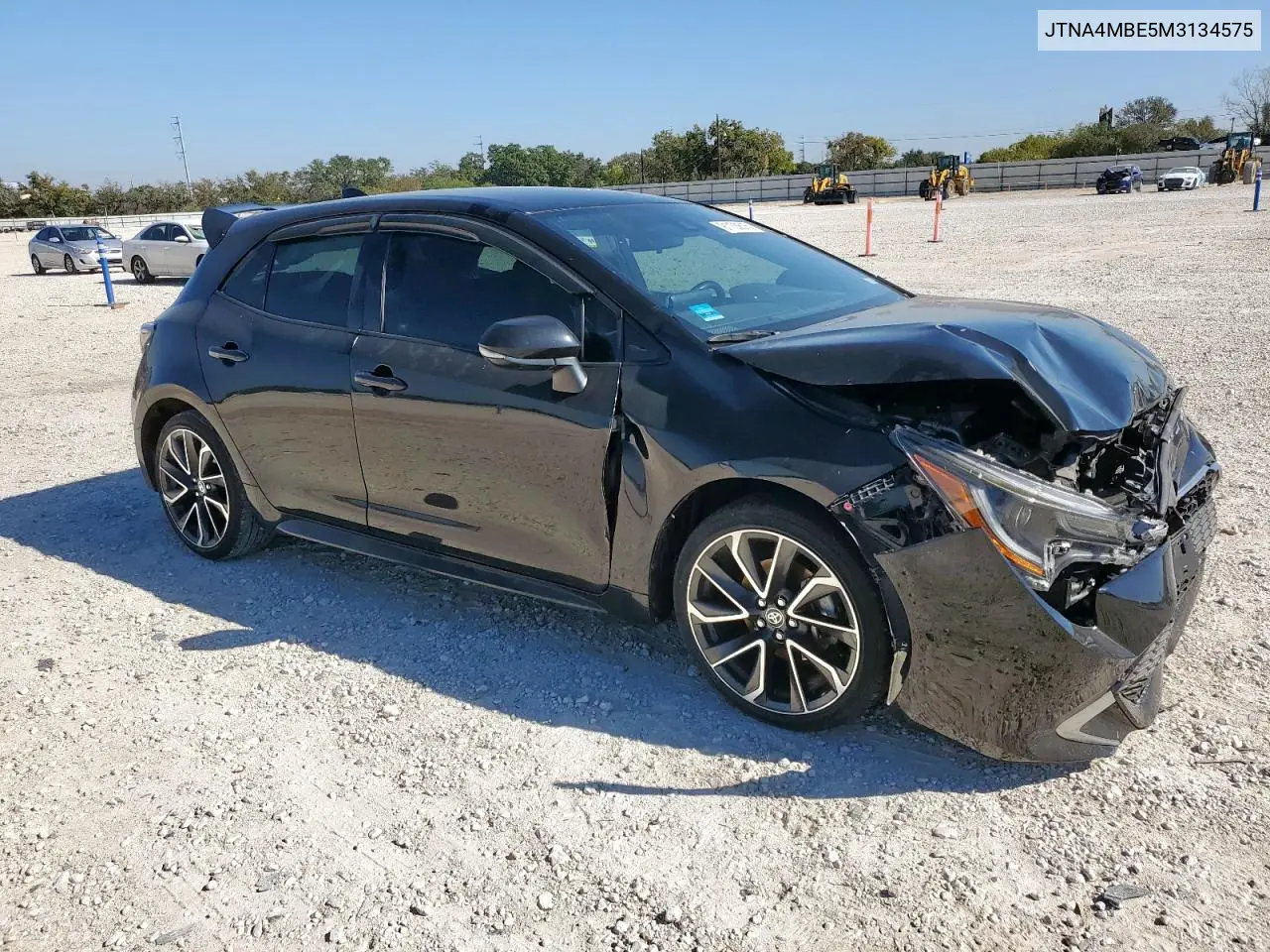 JTNA4MBE5M3134575 2021 Toyota Corolla Xse