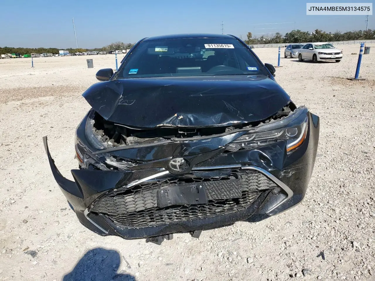 JTNA4MBE5M3134575 2021 Toyota Corolla Xse