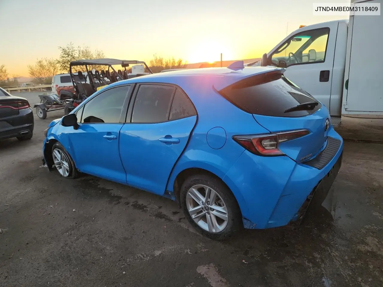 JTND4MBE0M3118409 2021 Toyota Corolla Se