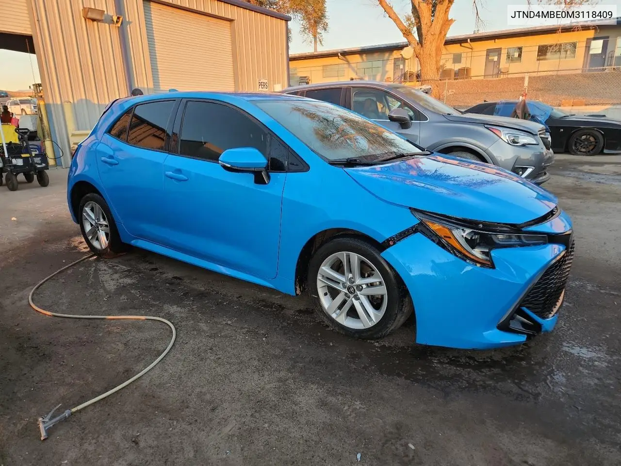 JTND4MBE0M3118409 2021 Toyota Corolla Se