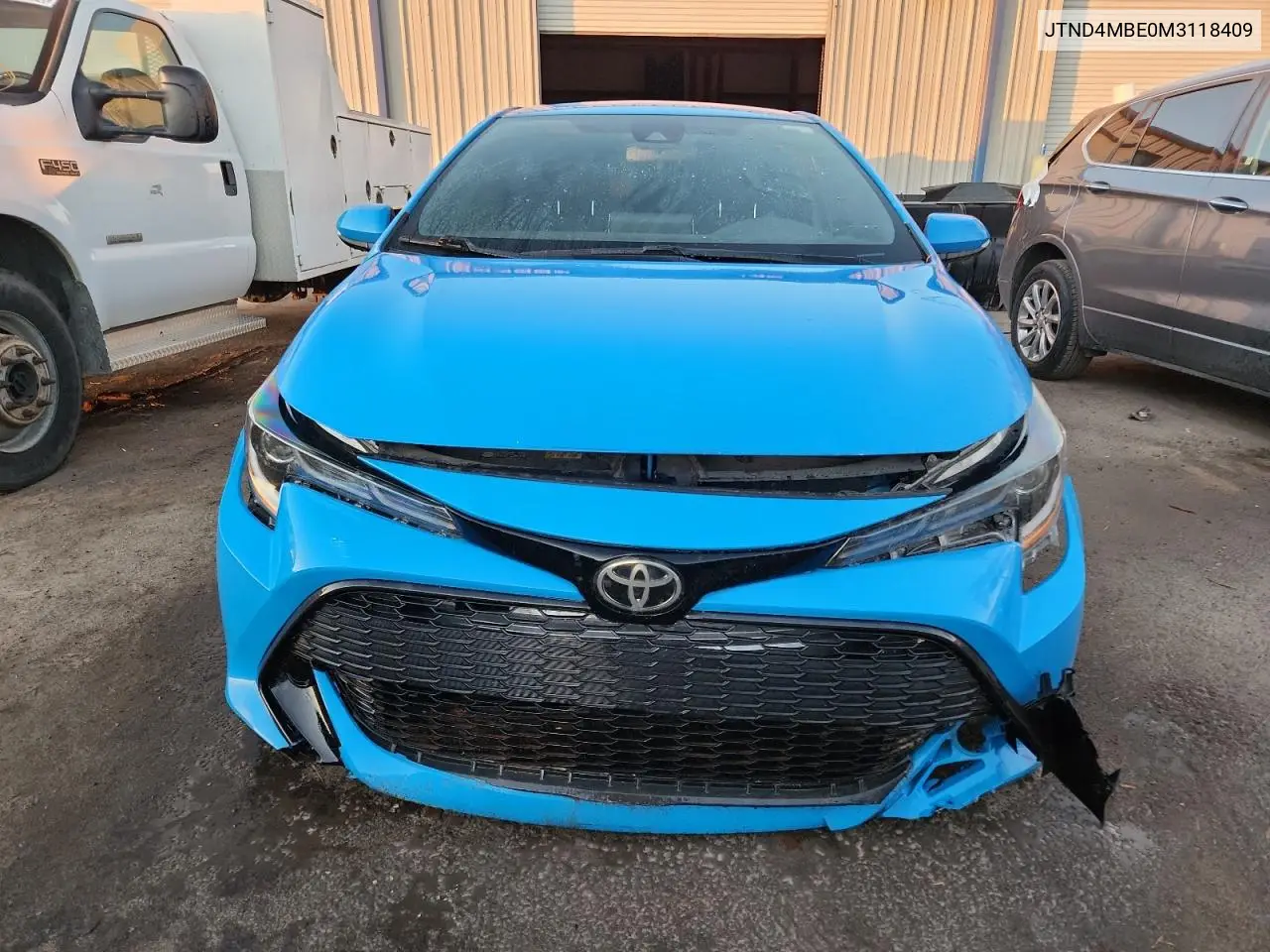 JTND4MBE0M3118409 2021 Toyota Corolla Se
